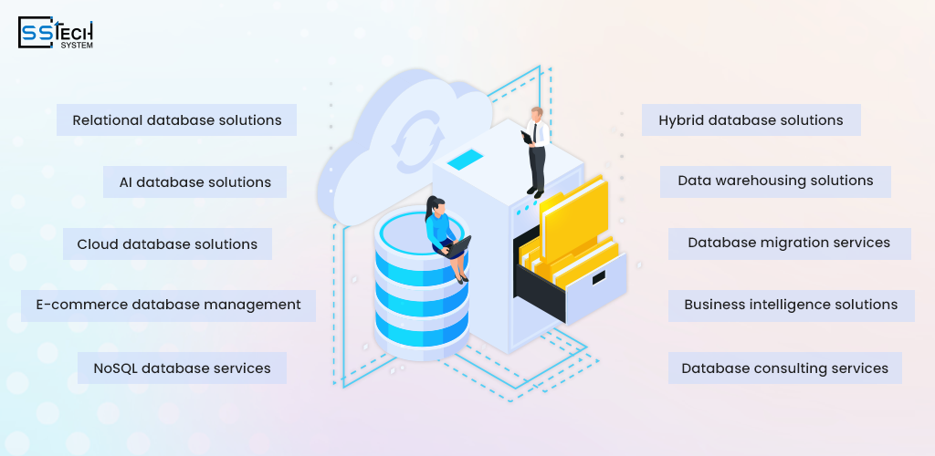 Types of Database Solutions offered by SSTech System